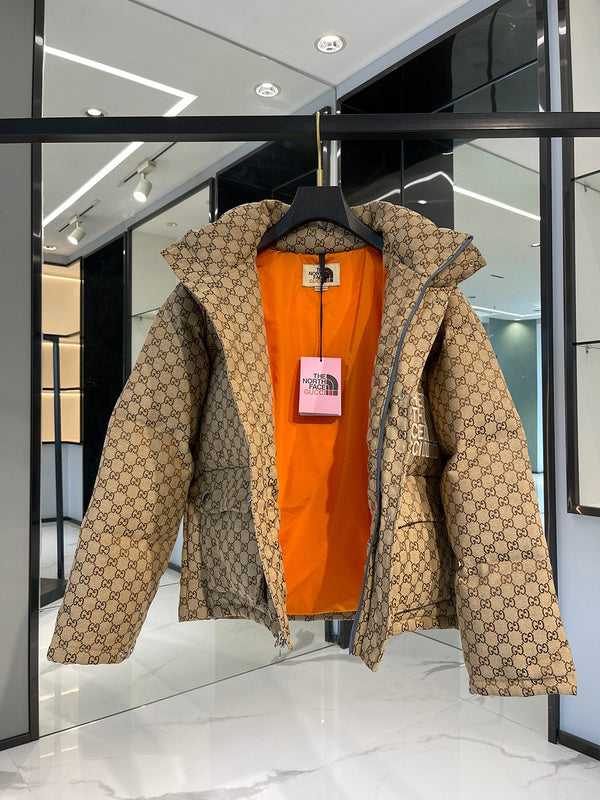 Gucci x The North Face Print Jacke