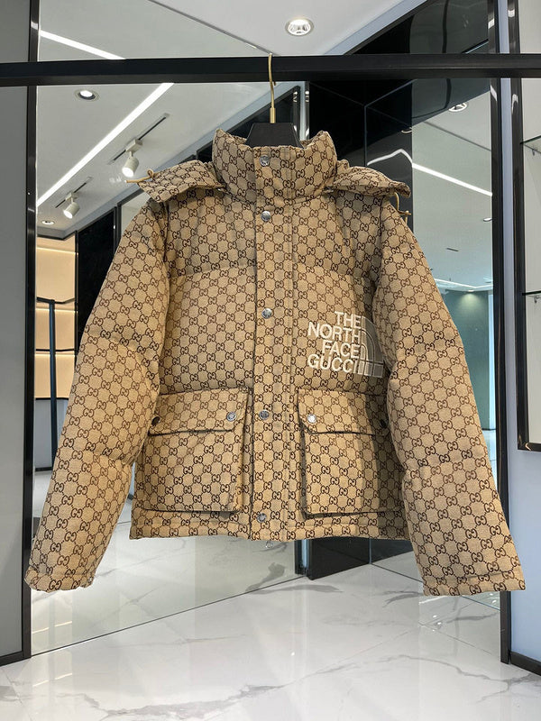 Gucci x The North Face Print Jacke