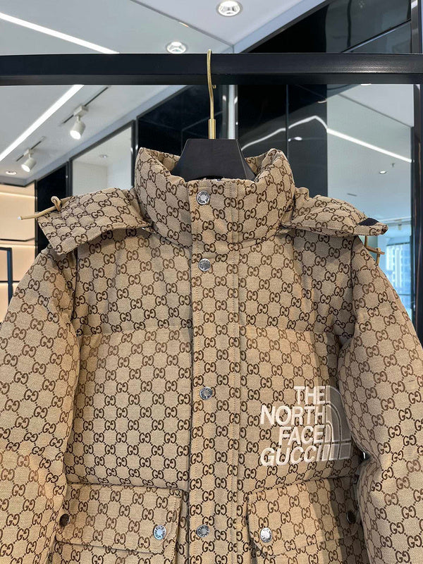 Gucci x The North Face Print Jacke